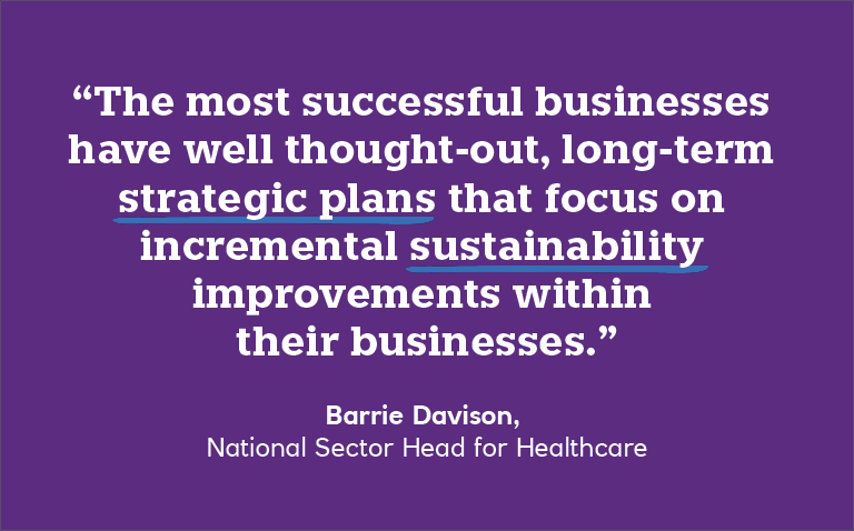 Quote from National Sector Head for Healthcare